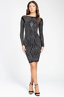 Roxie Rhinestone Bodycon Dress