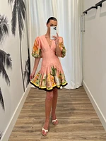 Papaya Mini Dress