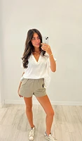 Taylor Linen Blend Shorts