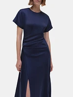 Marabella S/S Draped Midi Dress