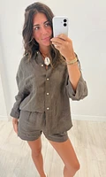 Linen Logan Short