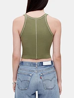 Cropped Ribbed Tank