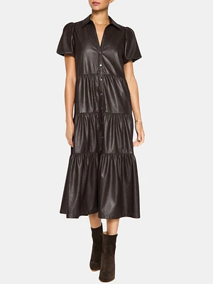 Havana Vegan Leather Dress