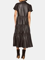 Havana Vegan Leather Dress