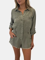 River Raw Edge Romper