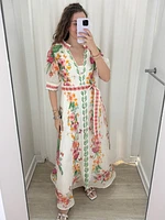 Belted Maxi Dress