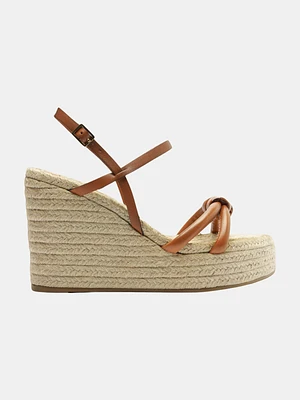 Knot Wedge Sandal