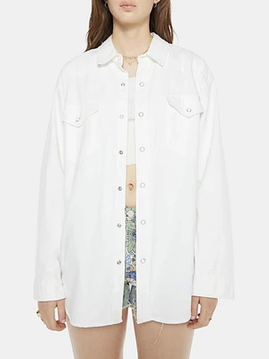 The Exes And Ohs Denim Top