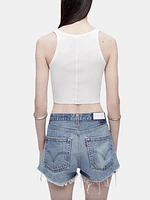 Cropped Ribbed Tank