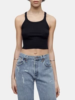 Cropped Ribbed Tank