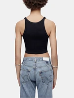 Cropped Ribbed Tank