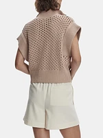 Gaines Half Zip Knit Top