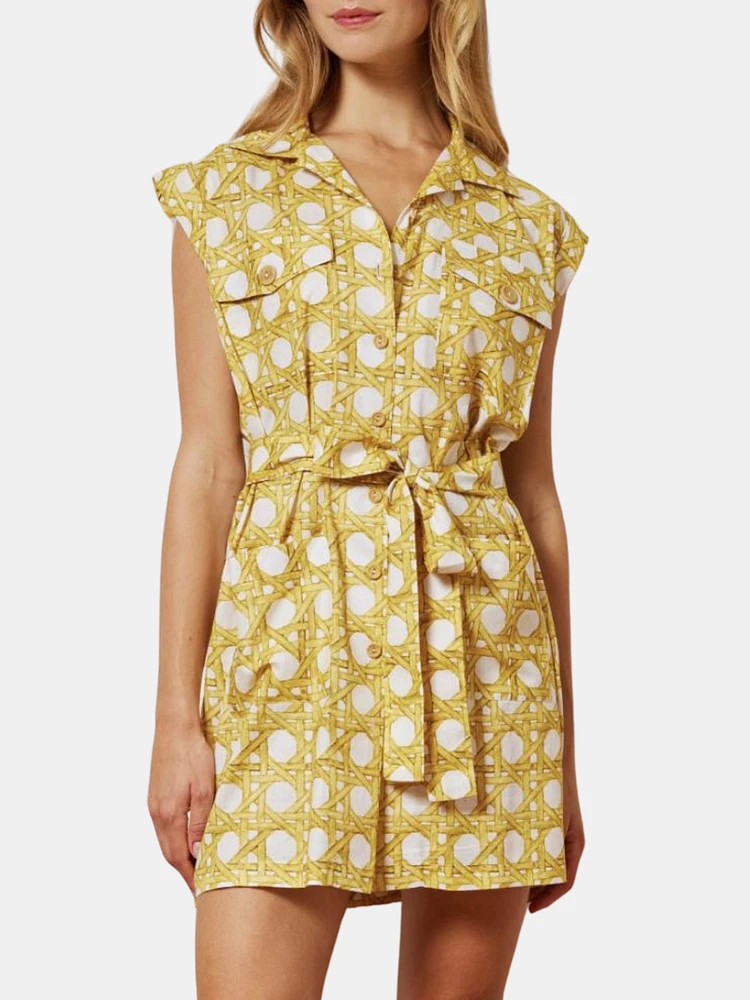 Cannage Mini Dress