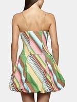 Fitted Balloon Mini Dress