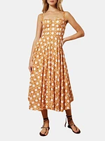Cannage Midi Dress