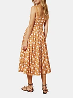 Cannage Midi Dress