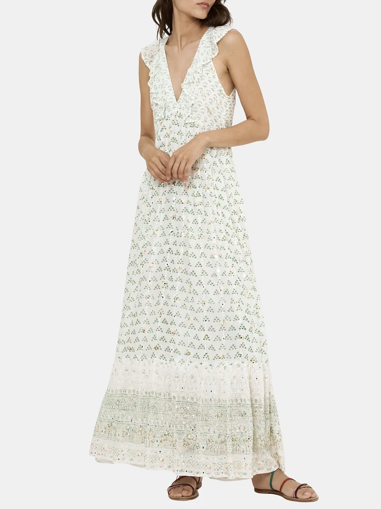 Ruffle Maxi Dress