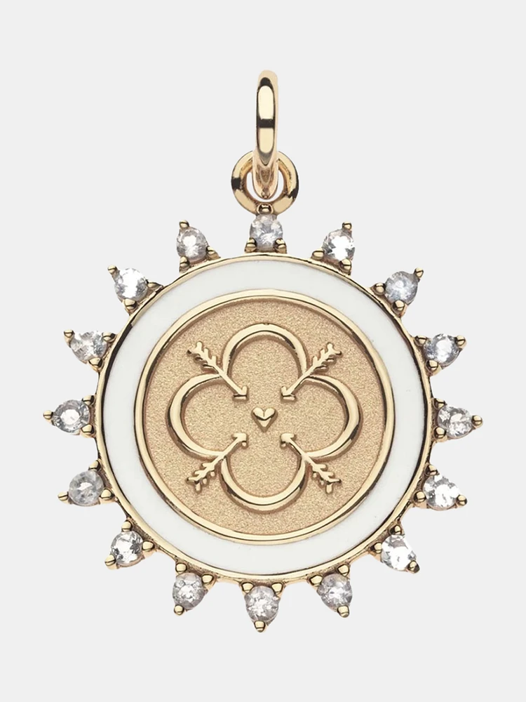 Love Petite Embellished Coin
