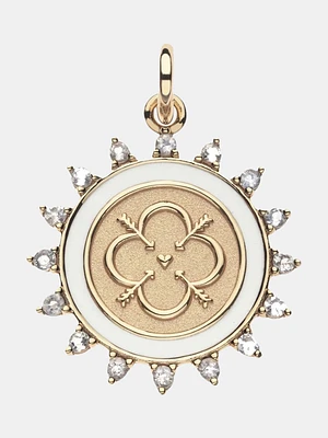 Love Petite Embellished Coin