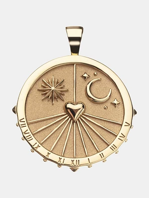 Forever Sundial Pendant Coin