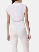 Ines Poplin Top