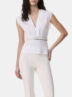 Ines Poplin Top