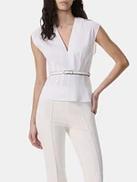 Ines Poplin Top