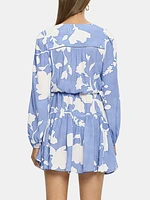 Amelie Tie Front Mini Dress