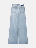Mid Rise Palazzo Jeans