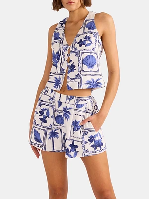 Sylvie Keyhole Top