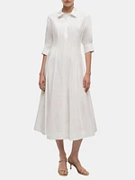 Jazz Pintuck Midi Dress