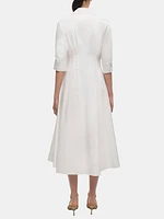 Jazz Pintuck Midi Dress
