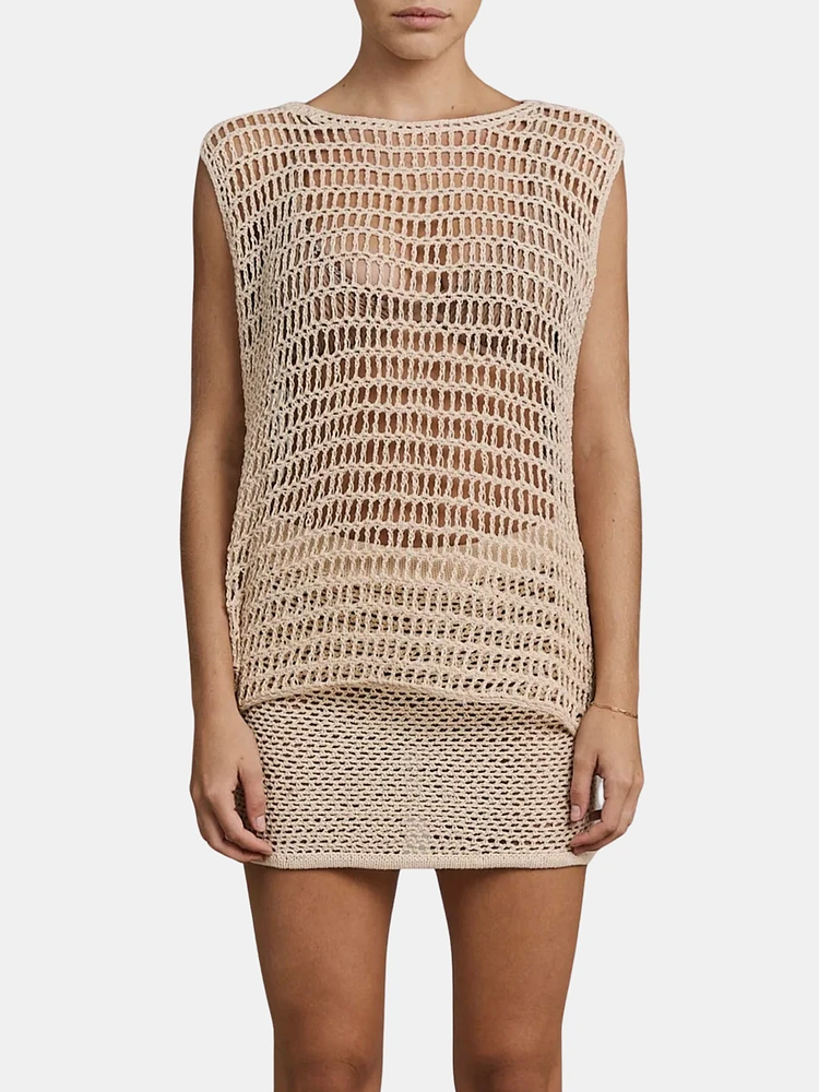 Tane Crochet Top