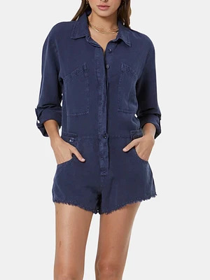 River Raw Edge Romper