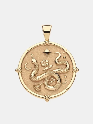 Protect Year of the Snake Pendant Coin