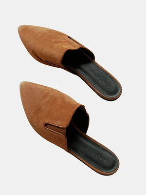 Saddle Suede Mule