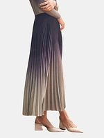 Kate Ombre Pleated Skirt