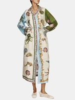 Bath House Silk Shirtdress