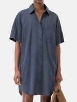 Cotton Shirt Dress
