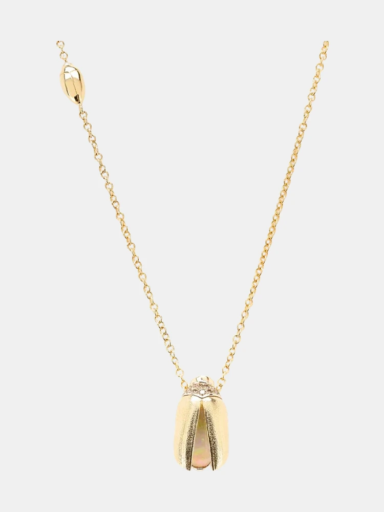 Scarab Opal Necklace
