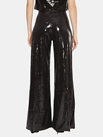 Sequin Wide Leg Pant