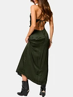 Silky Lucia Maxi Dress