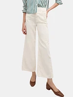 Taylor Cropped High Rise Wide Pant