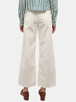 Taylor Cropped High Rise Wide Pant