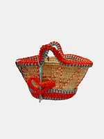 Luis Macrame Cord Mini Basket Bag