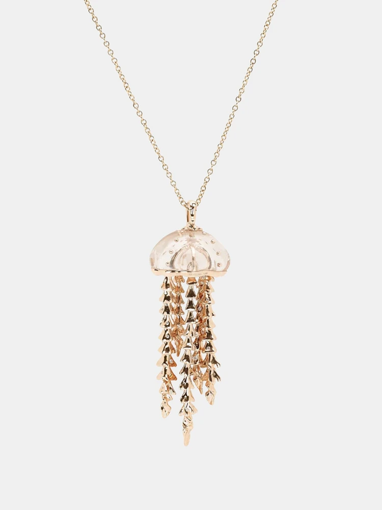 Jellyfish Quartz Pendant