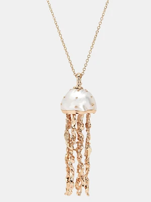 Jellyfish White Pearl Pendant