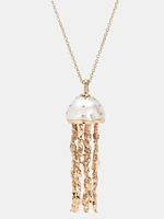 Jellyfish White Pearl Pendant