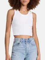 Cropped Poppy Tank