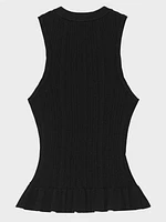 Light Viscose Rib Tank Top